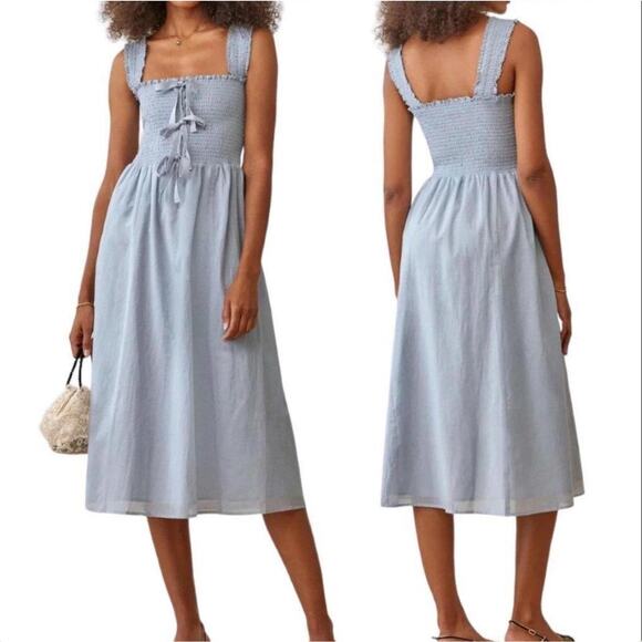 Reformation Dresses & Skirts - Reformation Light Blue Midi Dress